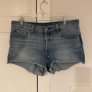 LEVI’S 501 High Rise Cutoff Shorts – Vintage Wash